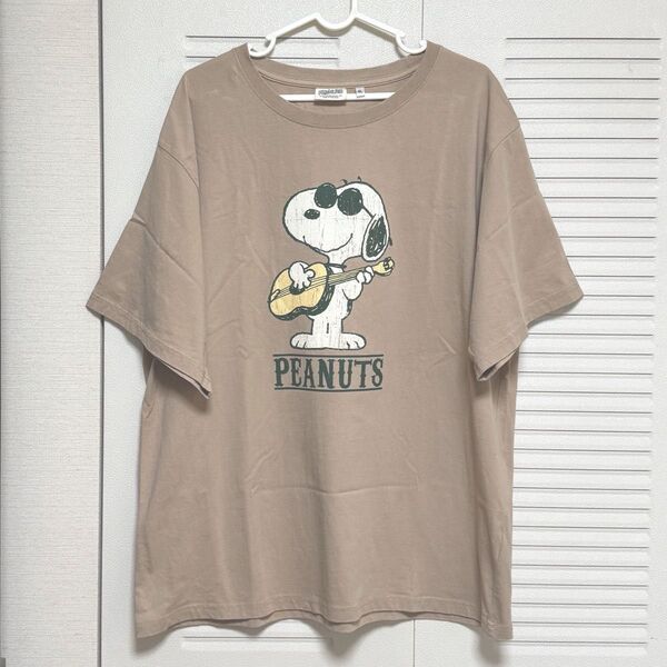 PEANUTS SNOOPY スヌーピー JOE COOL ジョー・クール (株)グレイス 半袖 Tシャツ メンズ4L
