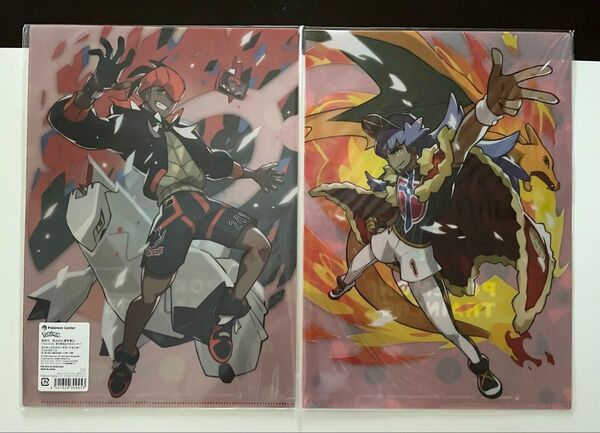 Pokemon ポケモントレーナーズ ダンデ キバナ オニオン クリアファイル