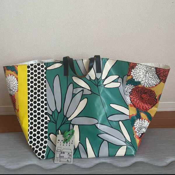 MARNI FLOWER CAFE マルニマーケット ストライプバッグ