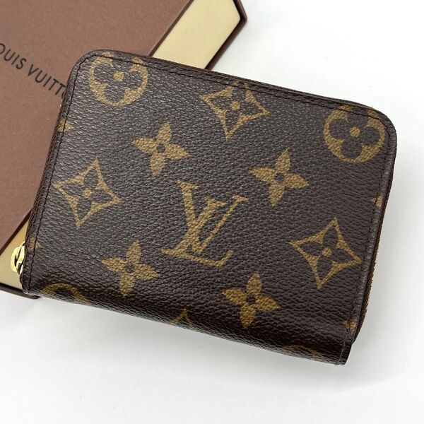 【美品】 ルイヴィトン ジッピー コインパース モノグラム 小銭入れ 箱