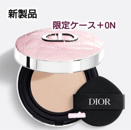 新品 Diorディオールスキンフォーエヴァーイドラグロウクッション0N+限定ケース