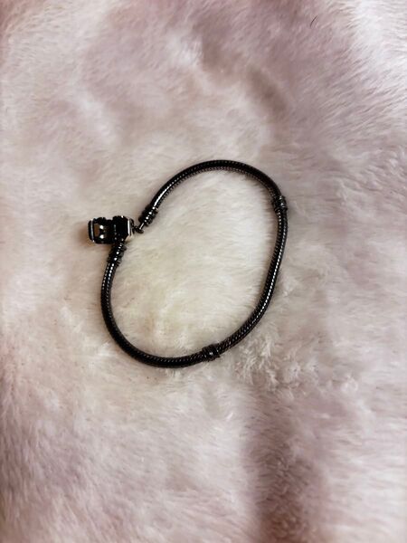 パンドラ Pandora ロゴ スネーク チェーン ブレスレット 925約18cm