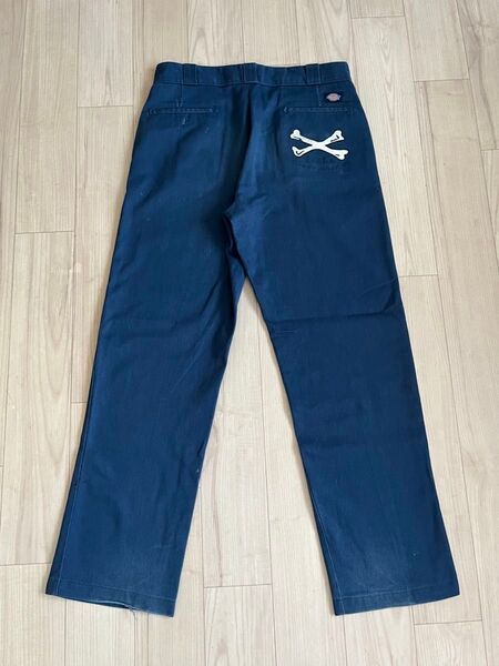 BACKDROP CROSS BONE WORK PANTS ディッキーズ Dickies チノパン 難あり サイズ34/32