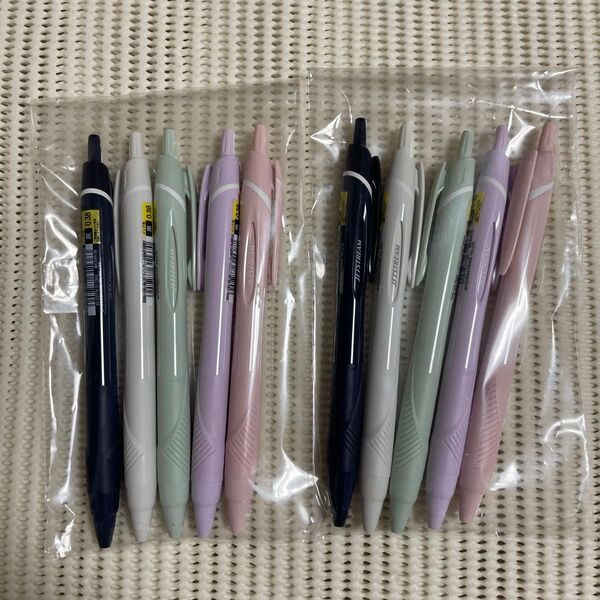 ジェットストリーム 0.38mm ソフトカラーアソート5色10本