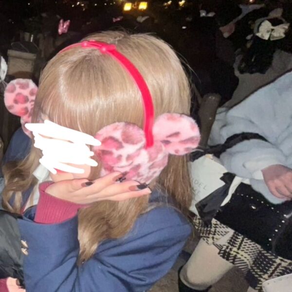 ディズニー ヒョウ柄 イヤーマフ