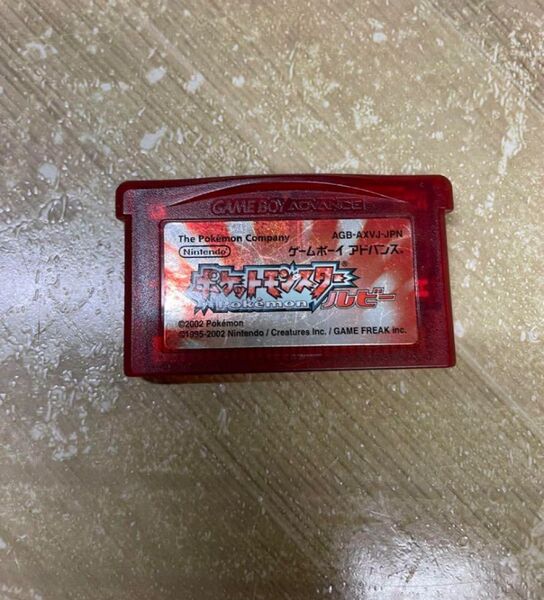 ポケットモンスター ルビー ゲームボーイアドバンス GBA ポケモン Nintendo ポケットモンスター サファイア ルビー