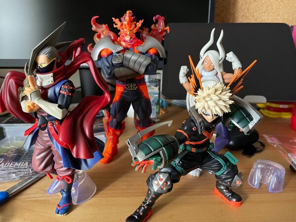 僕のヒーローアカデミア フィギュア 爆轟 エンデヴァー ミルコ エッジショット