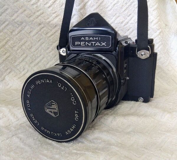 【操作確認済】レンズセットで!ASAHI PENTAX6×7 中判一眼レフカメラ 前期モデル