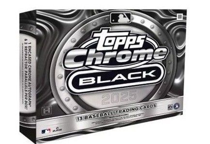 topps chrome black 2025 シュリンク付き未開封1ボックス