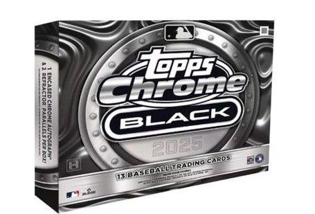 topps chrome black 2025 シュリンク付き未開封1ボックス