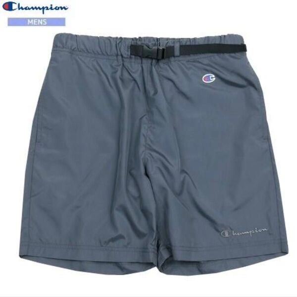 Champion アクティブナイロンショートパンツ、ハーフパンツ グレー