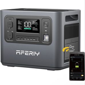新品未開封 AFERIY ポータブル電源 2400 大容量 ポータブルバッテリー
