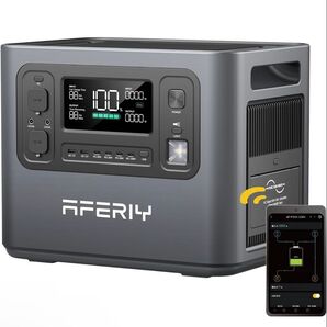 新品未開封 AFERIY ポータブル電源 2400 大容量 ポータブルバッテリー