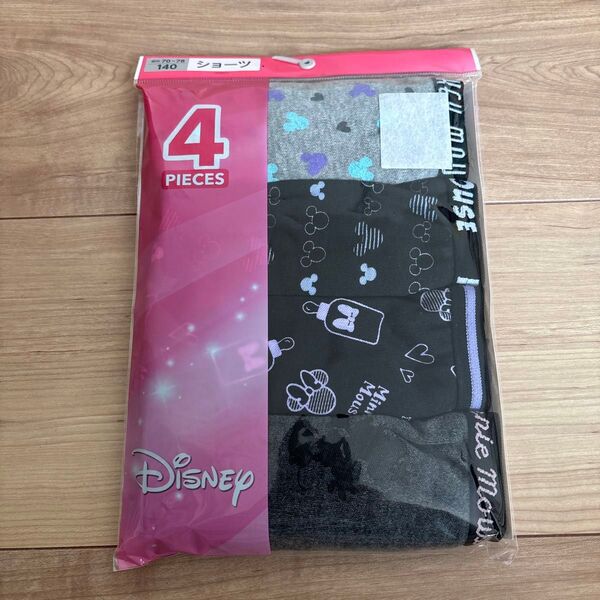 新品 ディズニー 140㎝ キッズ ショーツ 下着 4枚組