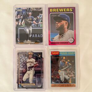 topps Jackson Chourio(ジャクソン チョウリオ)ルーキーカード含む 4枚セット 最新シリーズ含む