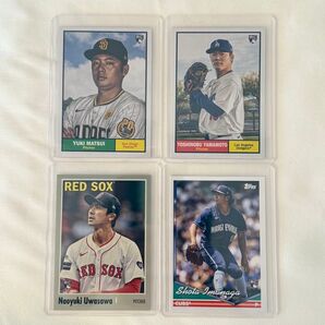 Topps 山本由伸 松井裕樹 上沢直之 今永昇太 ルーキーカードセット RC