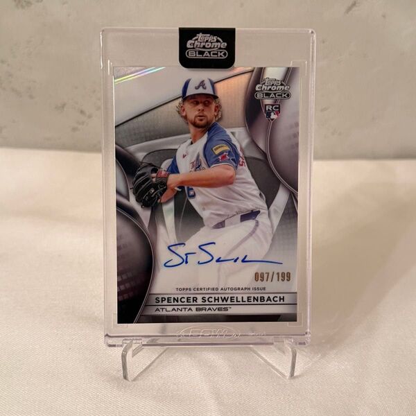 Topps Chrome Black Spencer Strider(スペンサーストライダー)Auto 097/199 RCサイン