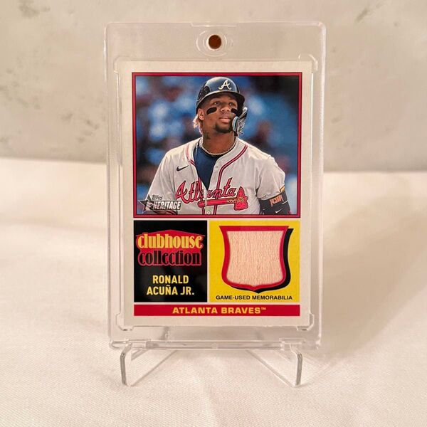 Topps Heritage Ronald Acuna Jr.(ロナルドアクーニャジュニア)レリックカード