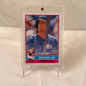 Topps Heritage Brooks Lee(ブルックスリー)直筆サインカード ルーキーカード RC 期待のルーキー