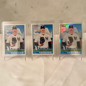 Topps Heritage Carlos Rodn(カルロスロドン)Yankees sp 3枚セット シリアル164/200
