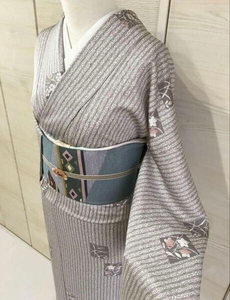 【銀座 世きね】単衣 小紋 未使用 正絹