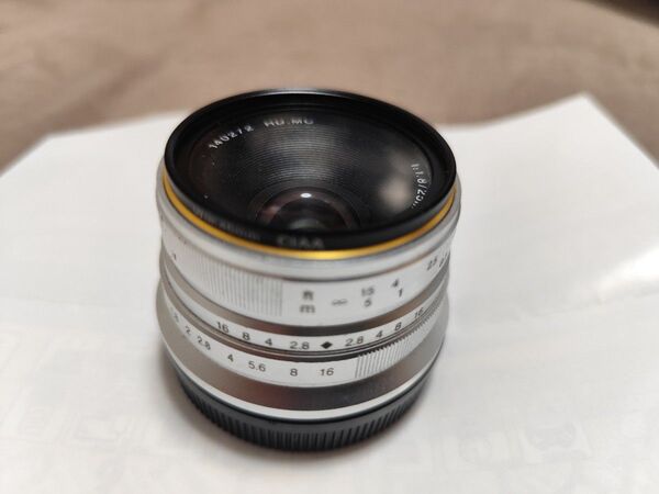 七工匠 7artisans 25MS 25mm F1.8 EF-M EOS-M シルバー レンズ