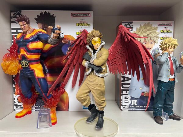 僕のヒーローアカデミア 一番くじ まとめ売り エンデヴァー ホークス 爆豪勝己 フィギュア