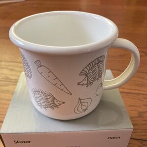 スケーター ホーローマグカップ 380ml ENMG4 (リサラーソン ハリネズミ)