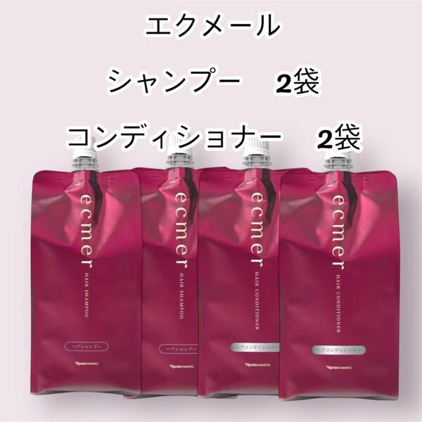 ナリス化粧品 「エクメール シャンプー&コンディショナー 各2袋セット」