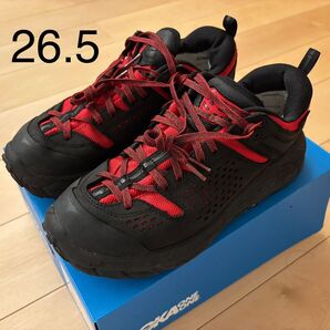 HOKA ONE ONE TOR ULTRA LOW EGブラック レッド 26.5cm メンズ
