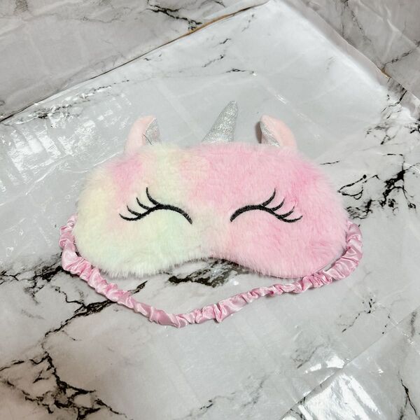 アイマスク 遮光性 アイパッチ 軽量 安眠 かわいい ユニコーン 睡眠カバー 柔らか 圧迫感なし 快眠グッズ 旅行 昼寝