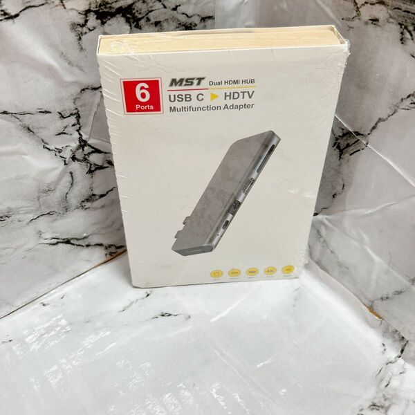 MacBook 6in1 USB-C ハブ PD充電 ポート USB3.0ポート
