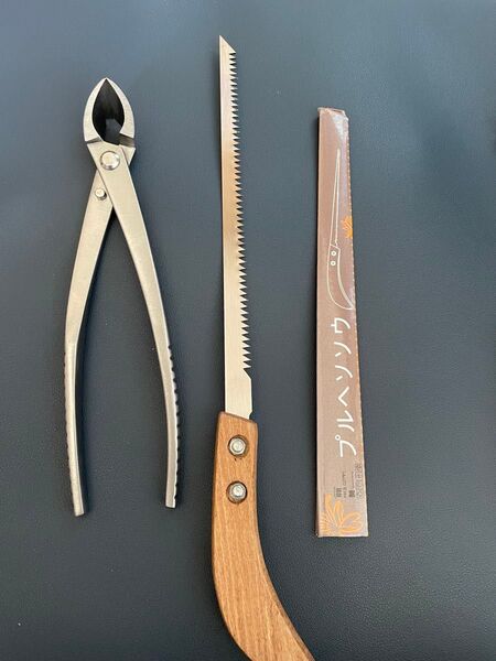 新品210㎜ 盆栽道具 コブ切 瘤切り 盆栽用 ぼんさいバサミ用品BONSAI TOOL 2個セット