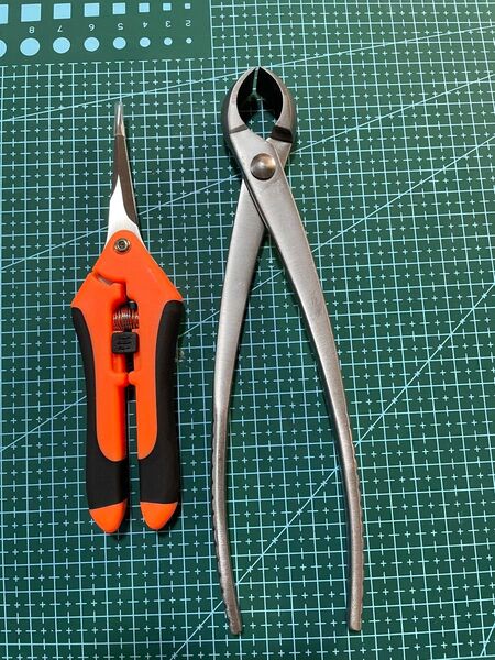 210㎜ 盆栽道具 コブ切 瘤切り 盆栽用 ぼんさいバサミ用品BONSAI TOOL2個セット