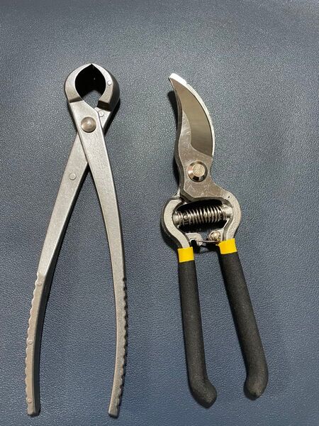 新品210㎜ 盆栽道具 コブ切 瘤切り 盆栽用 ぼんさいバサミ用品BONSAI TOOL 2個セット