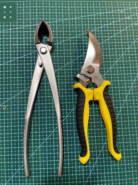 210㎜ 盆栽道具 コブ切 瘤切り 盆栽用 ぼんさいバサミ用品BONSAI TOOL2個セット