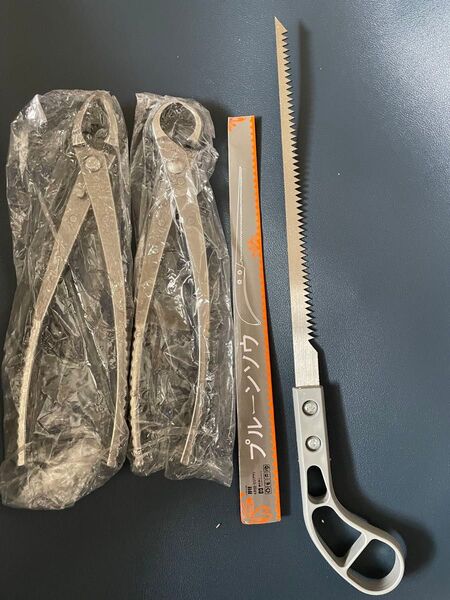 新品210㎜ 盆栽道具 コブ切 瘤切り 盆栽用 ぼんさいバサミ用品BONSAI TOOL 3個セット 剪定ばさみステンレス