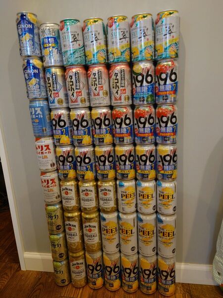 チューハイ ハイボール等の色々な酒詰合50本