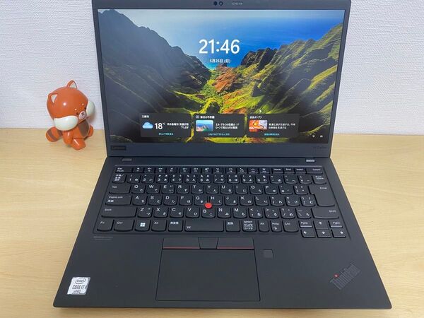 レノボ ThinkPad X1 Carbon Gen8 10世代i7 ノートパソコン バッテリー良好 Office搭載 フルHD