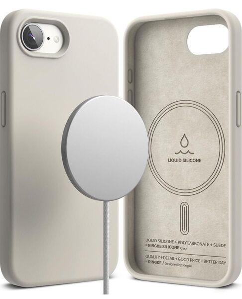 【Ringke】iPhone 16e ケース SILICONE MagSafe