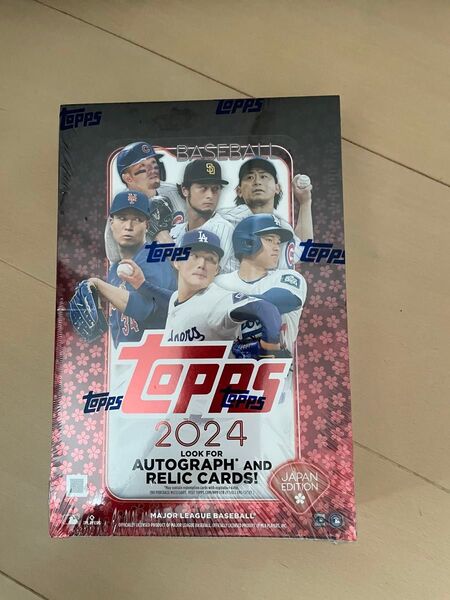 値下不可 Topps 2024 MLB ジャパンエディション 1BOX(24パック入)シュリンク付き
