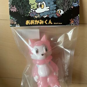 おおかみくん さくら 青空Ver. ソフビ あらいきりこ