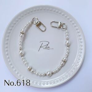 No.618 スマホストラップ ハンドストラップ 携帯ストラップ ストラッパー付 ビーズストラップ