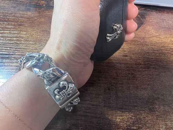 Watch ハーフフラワーウォッチシップベルト 15.5cm CMJG004 ブレスレット シルバー アクセサリー シンプル