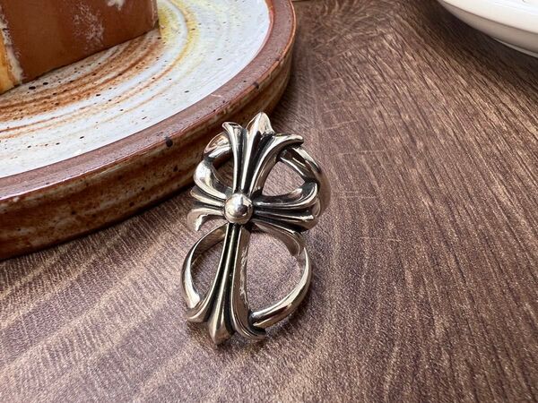 新入荷925刻印入りクロスリング US9号(約18号)シルバー メンズM9009 アクセサリー リング