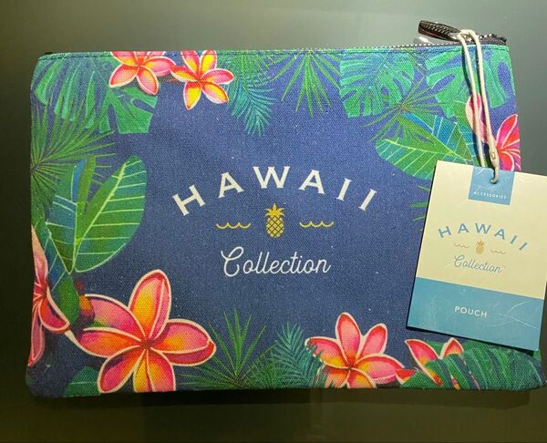 【新品】Hawaii collection ハワイ ハイビスカス ポーチ 小物入
