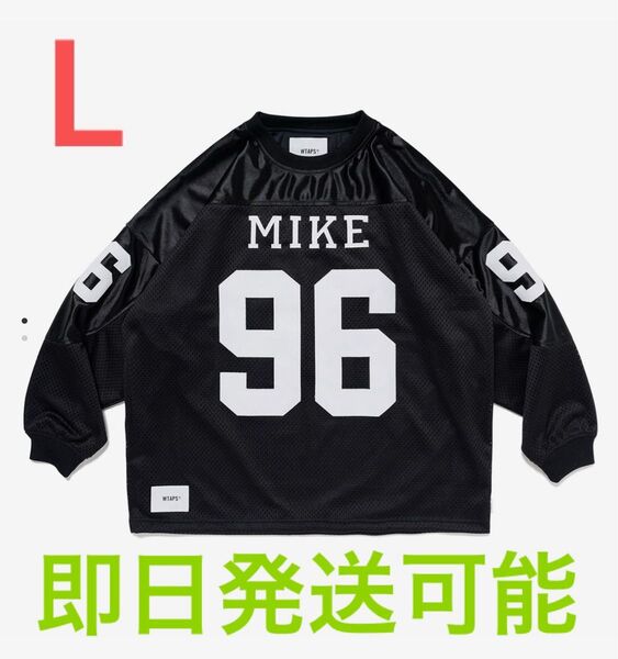 WTAPS 25SS NETMINDER / LS / POLY Black L