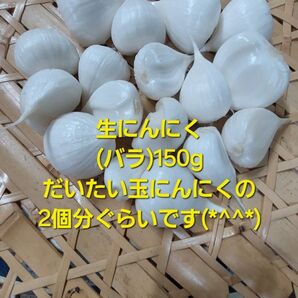 バラ生にんにく150g 自然農法 福岡県産