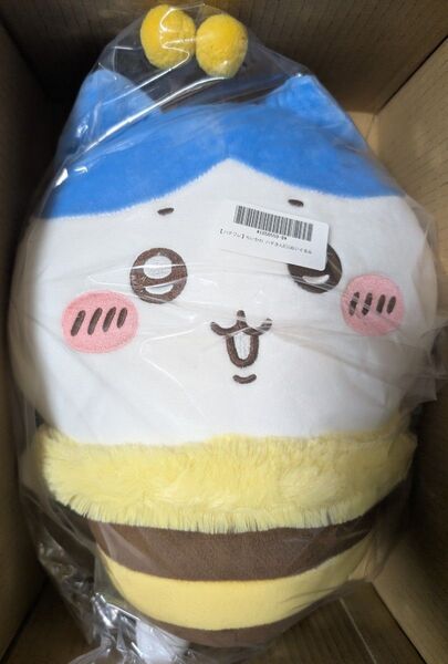 超美品【ハチワレ】ちいかわ ハチさん BIG ぬいぐるみ 約30cm