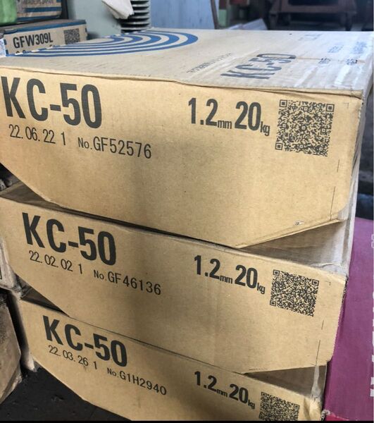 激安出品!在庫残り1箱です!溶接ワイヤー 神戸製鋼 kC-50 1.2㎜ 20キロ
